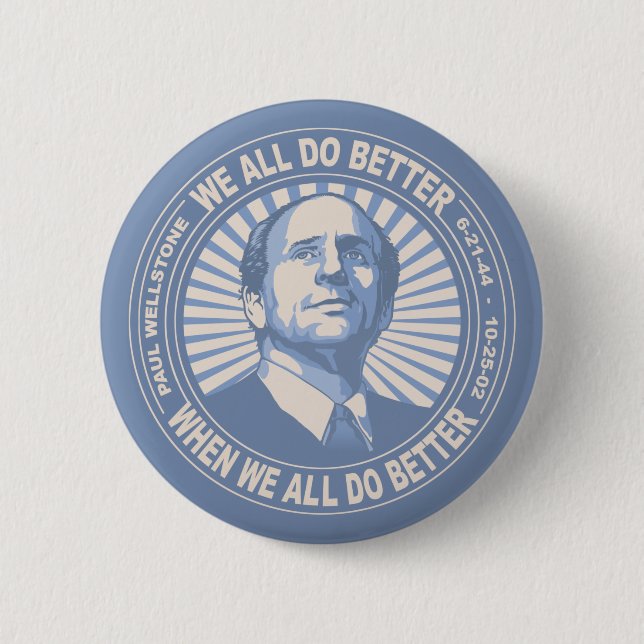 Badge Rond 5 Cm Nous faisons tous mieux - Wellstone (Devant)