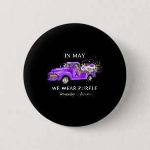 Badge Rond 5 Cm Nous pouvons porter des fleurs de camion de sensib