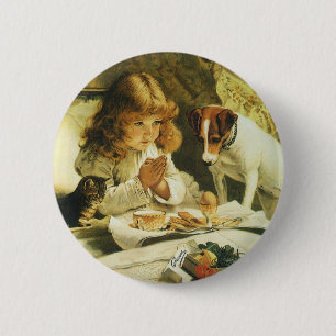 Badge Rond 5 Cm Nous Prions, Suspendez Charles Burton Barber