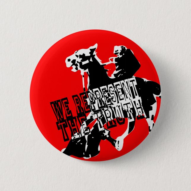 Badge Rond 5 Cm nous représentons la vérité (Devant)