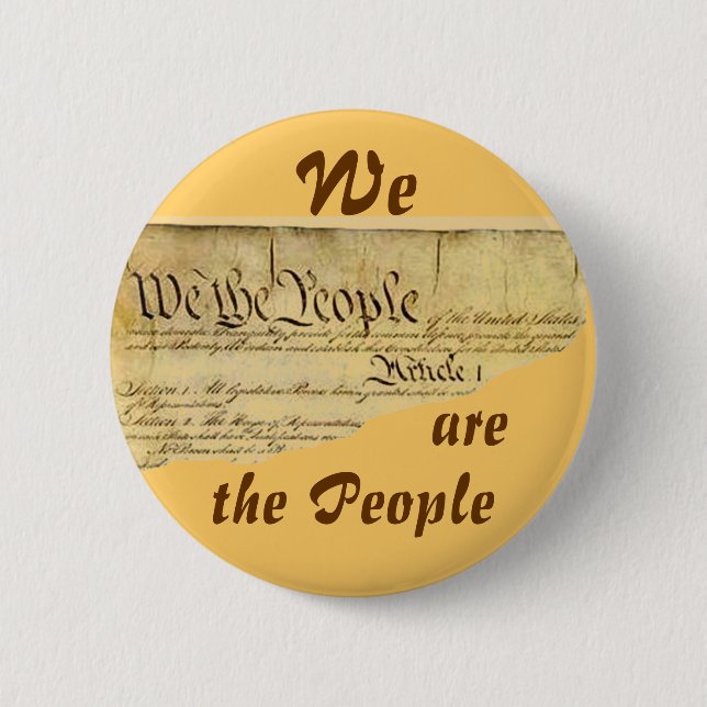 Badge Rond 5 Cm NOUS sommes bouton de thePeople (Devant)