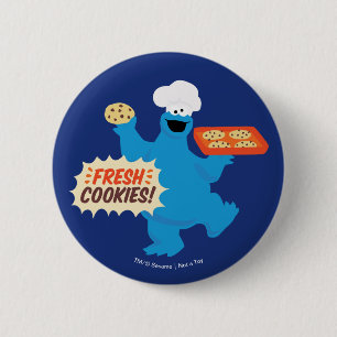 Badge Rond 5 Cm Nous sommes gourmands   Frais Biscuits!