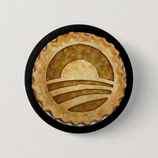 Badge Rond 5 Cm "Nous voulons le tarte !" Bouton de tarte d'Obama