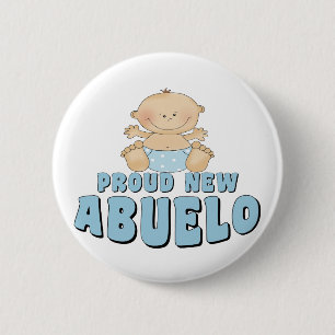 Badge Rond 5 Cm NOUVEAU garçon FIER d'ABUELO