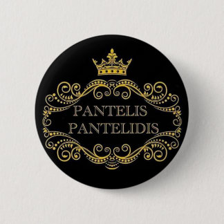 BADGE ROND 5 CM NOUVEAU ! ! - PANTELIS PANTELIDIS PANNEAU RETOUR
