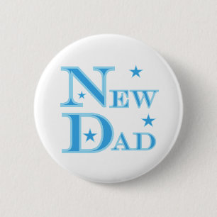 Badge Rond 5 Cm Nouveau papa
