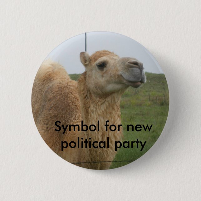 Badge Rond 5 Cm Nouveau parti politique (Devant)