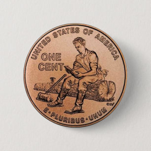 Badge Rond 5 Cm Nouveau penny 1