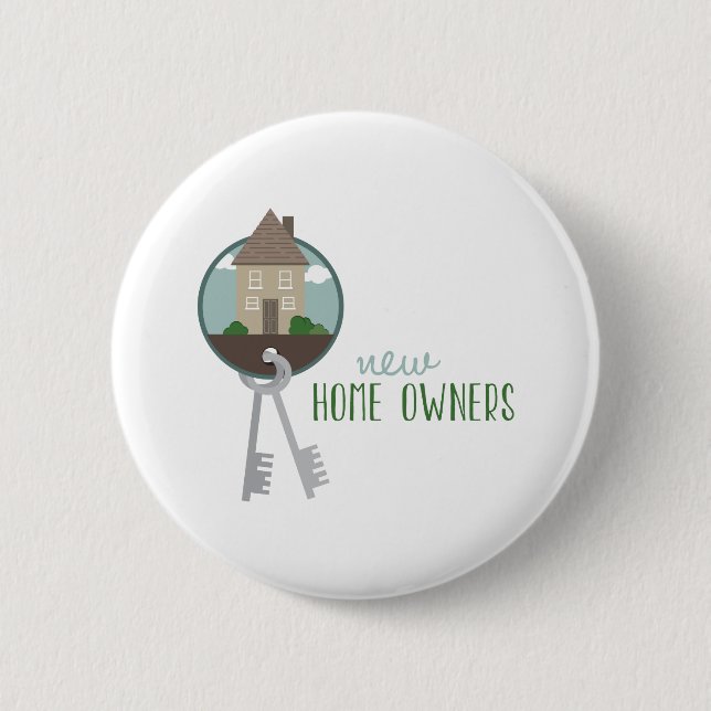 Badge Rond 5 Cm Nouveaux propriétaires (Devant)