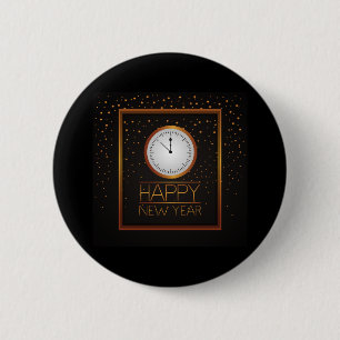 Badge Rond 5 Cm Nouvel An 2021