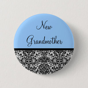 Badge Rond 5 Cm Nouvelle grand-mère