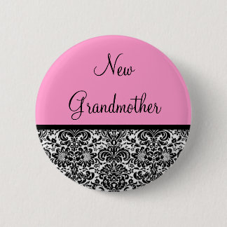 Badge Rond 5 Cm Nouvelle grand-mère