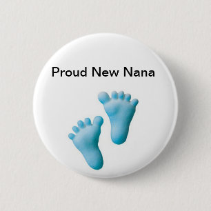 Badge Rond 5 Cm Nouvelle Nana fière