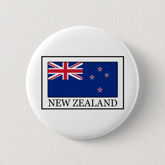 Badge Rond 5 Cm Nouvelle-Zélande (Devant)