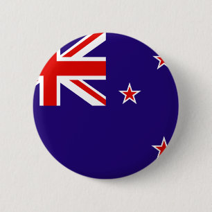 Badge Rond 5 Cm Nouvelle-Zélande