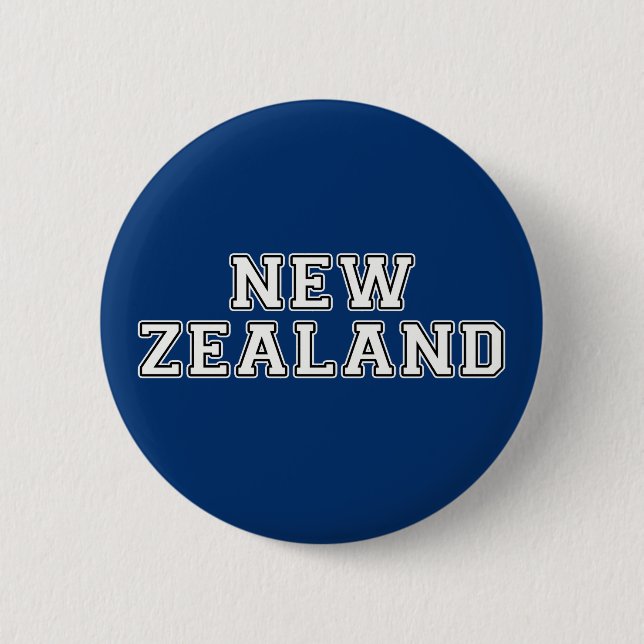 Badge Rond 5 Cm Nouvelle-Zélande (Devant)