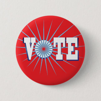 Badge Rond 5 Cm NowPower • VOTE ! Bouton, rond/rouge
