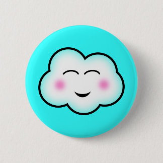 Badge Rond 5 Cm Nuage de Kawaii