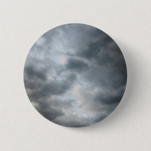 Badge Rond 5 Cm Nuages de tempête en panne