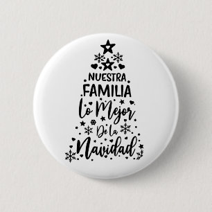 Badge Rond 5 Cm Nuestra Familia Lo Mejor De La Navidad