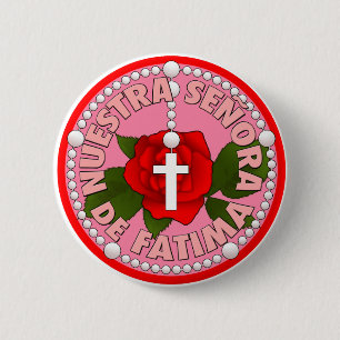 Badge Rond 5 Cm Nuestra Señora de Fatima