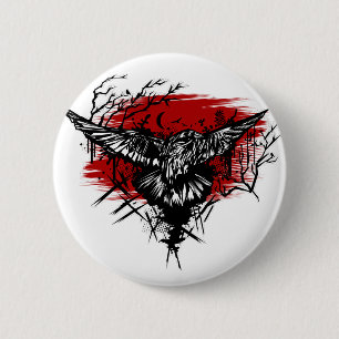 Badge Rond 5 Cm Nuit des corbeaux