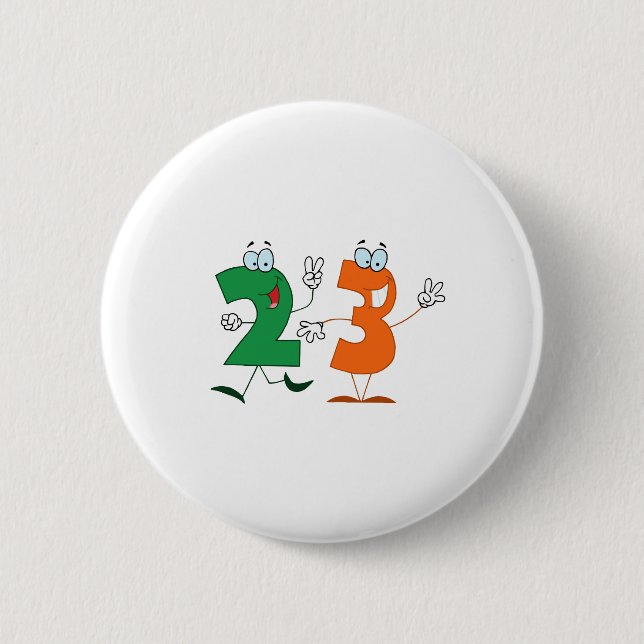 Badge Rond 5 Cm Numéro 23 (Devant)