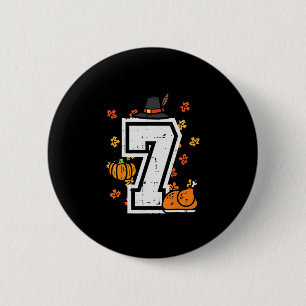 Badge Rond 5 Cm Numéro 7 Action de grâce 6 7 Correspondance 67 Mem