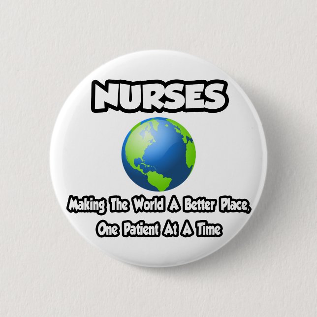 Badge Rond 5 Cm Nurses. (Devant)
