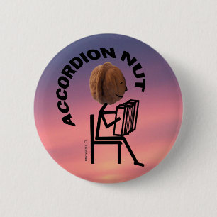 Badge Rond 5 Cm Nut d'accordion