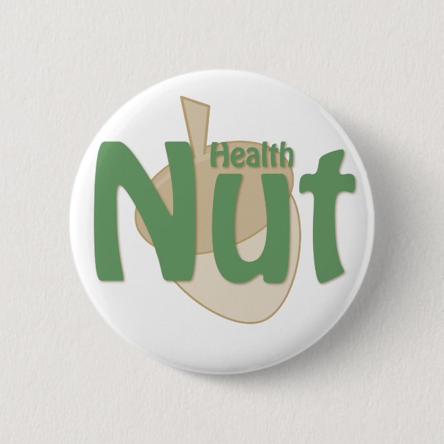 Badge Rond 5 Cm Nut santé (Devant)