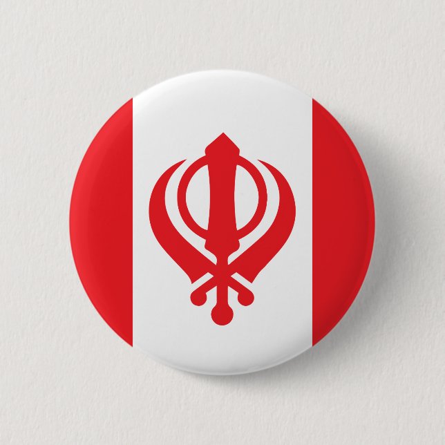 Badge Rond 5 Cm O Canada (Devant)