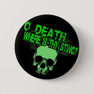 Badge Rond 5 Cm O Death Où Sont-Ils Assis ?