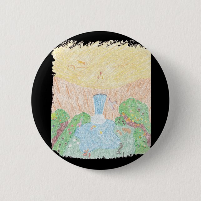 Badge Rond 5 Cm Oasis (Devant)