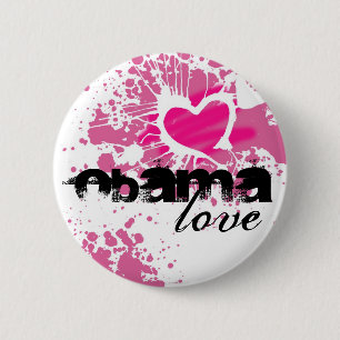 Badge Rond 5 Cm Obama