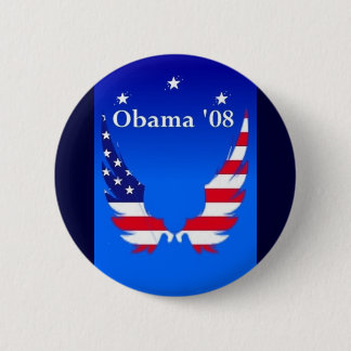 Badge Rond 5 Cm Obama '08