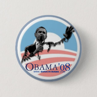 Badge Rond 5 Cm Obama '08
