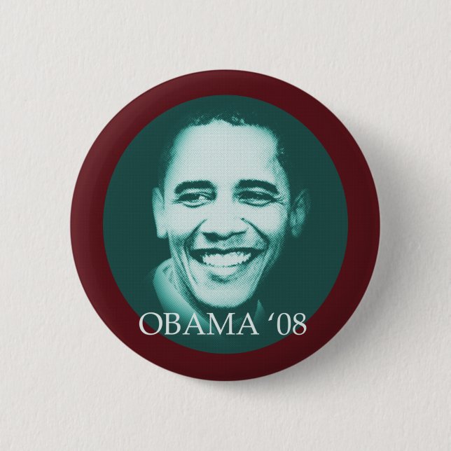 Badge Rond 5 Cm Obama '08 (Devant)