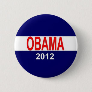 Badge Rond 5 Cm Obama 2012