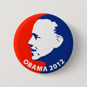 Badge Rond 5 Cm Obama 2012
