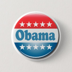 Badge Rond 5 Cm Obama 2012