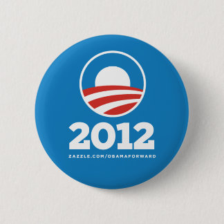 Badge Rond 5 Cm Obama "2012" bornes de bouton