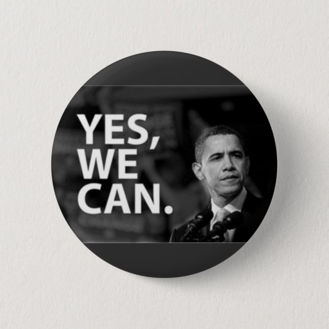 BADGE ROND 5 CM OBAMA 8 (Devant)