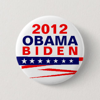BADGE ROND 5 CM OBAMA-BIDEN 2012