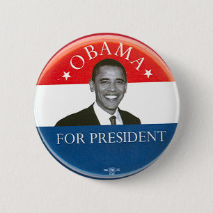 Badge Rond 5 Cm Obama - bouton