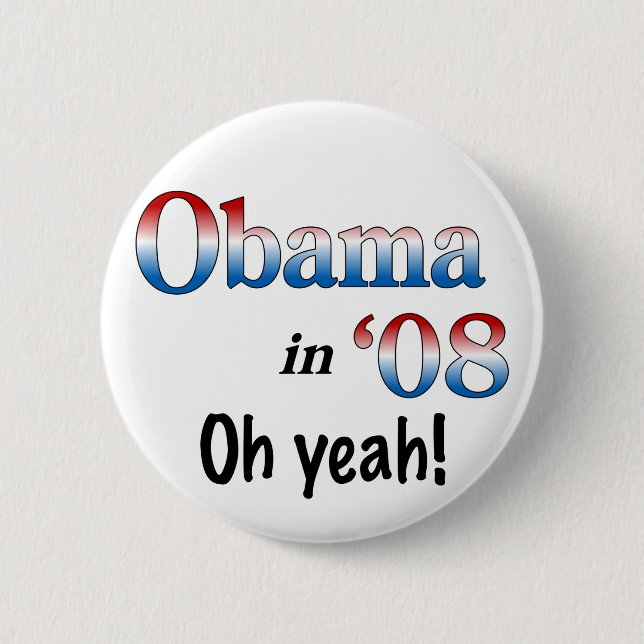 Badge Rond 5 Cm Obama dans 08 (Devant)