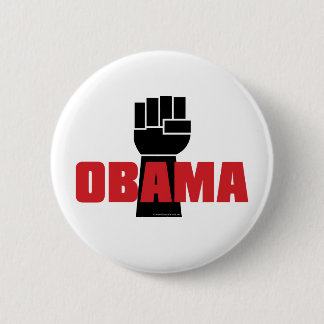 Badge Rond 5 Cm Obama Est Juste !