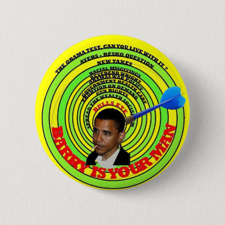 Badge Rond 5 Cm obama est votre homme