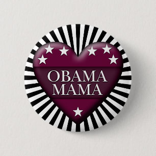 Badge Rond 5 Cm obama mama
