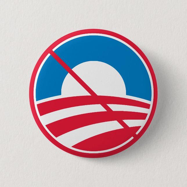 Badge Rond 5 Cm Obama PAS (Devant)